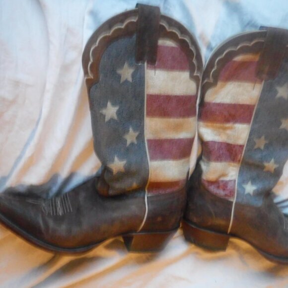 Shyanne Womens American Flag Western Womens Cowgirl Boots Size 7 B - Picture 9 of 9